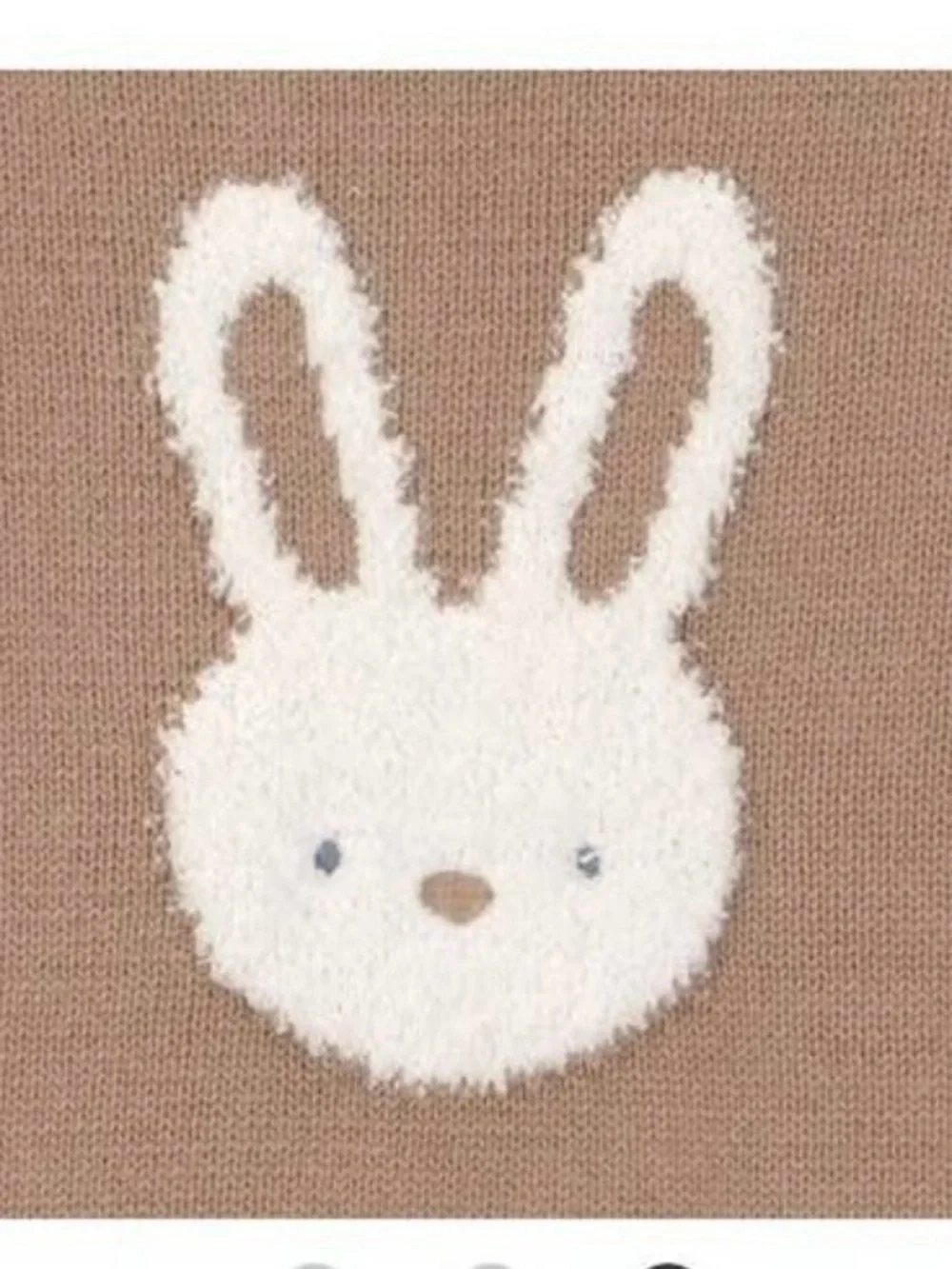 Carter's Tan and Cream Bunny Knit Baby Matching Set